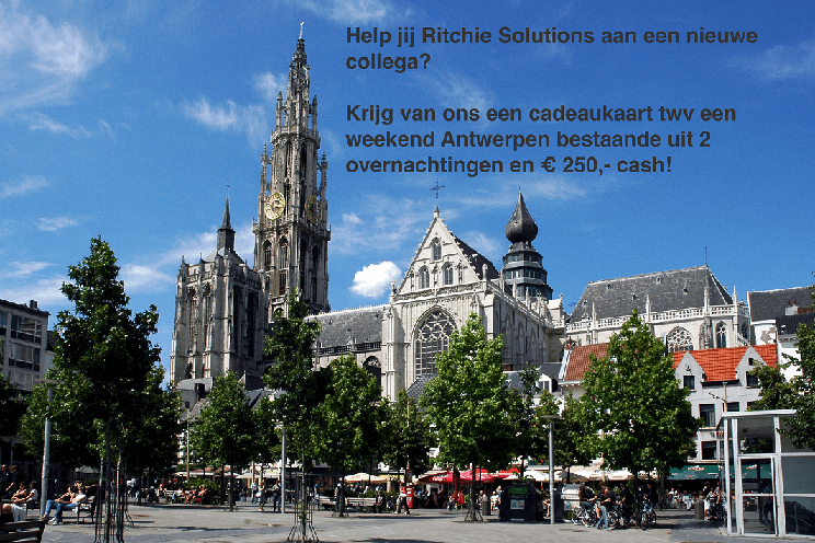 Heb jij zin in in een weekendje Antwerpen? Help ons aan een nieuwe collega!